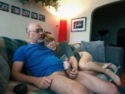 Sunday Funday 7 - Watching Porn with my Petite Submissive Wife 1/16