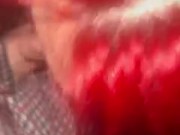 Hot nerdy redhead slut sucks cock with perfect eyes 10/16