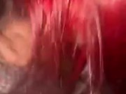 Hot nerdy redhead slut sucks cock with perfect eyes 13/16