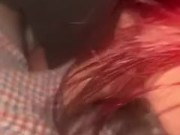 Hot nerdy redhead slut sucks cock with perfect eyes 15/16