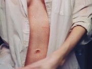 Tiny beauty taking shower 12/16