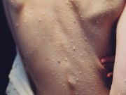 Tiny beauty taking shower 7/16