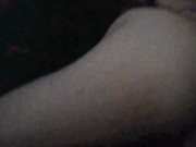 Collar on a girl, hands related behind her back