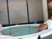 Wow! Your Dick is too Huge! Can you Fuck my Mouth? An adult Man fucks a Youthful Blonde! 2/16