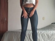 Catalina Days pees her pants 1/16