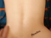 Creampie at a girl on a leash 8/16