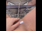 POV wetting panties in bed 12/16