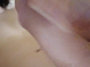 Transgirl Stesha actively studies her transclitlr and jerks off her ass 14/16