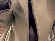 Risky Play with My Pussy Leads to a Squirt in the Mall Bathroom 6/16