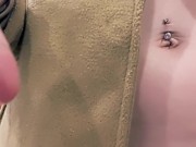 Risky Play with My Pussy Leads to a Squirt in the Mall Bathroom 8/16