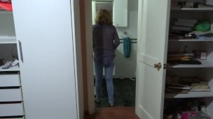 My wife dresses in erotic lingerie to go to work, real cuckold husband