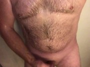 Compilation of solo male shower masturbation until I taste my cum 15/16