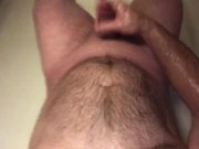 Compilation of solo male shower masturbation until I taste my cum 7/16