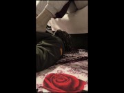 Using my slave as a doormat 10/16