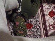 Using my slave as a doormat 4/16