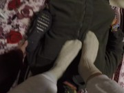 Using my slave as a doormat 7/16