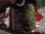 Using my slave as a doormat 8/16