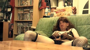Jerking for you (61) with one testicle
