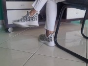 Coworkers - Sexy Feet - Working Everyday wearing different types of Shoes 7/16