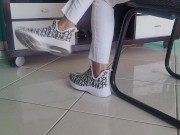 Coworkers - Sexy Feet - Working Everyday wearing different types of Shoes 8/16