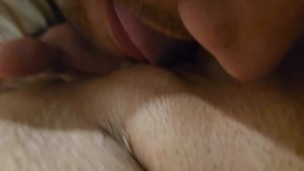 Seb Fox close licking & fingering my smooth pussy