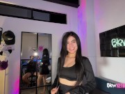 18 year old white girl deep throats me and I end up fucking that tight pink pussy 1/16