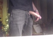 Hot Guy In Jeans Moaning/Growling Big Dick Masturbation 4/16