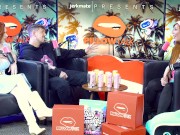 LAUREN PHILLIPS TEACHES AMOURANTH HOW TO DO TRIPLE PENETRATION 14/16