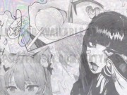 Masturbates pussy through panties and cums