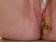 Fucking my cunt with a cross 12/16