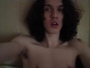 Trans-girl Stesha makes herself feel good with her butt 16/16