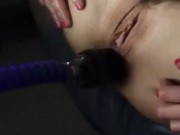 fucking my ass with the sex machine! 6/16