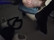 anal with sex machine and dp! 7/16