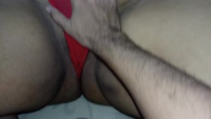 Gina has fun with a rubber cock and a flesh one