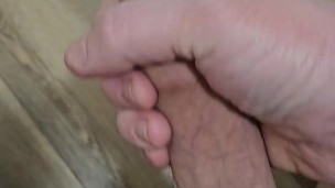 Young man wanking off after the work quick cum shotFirst viedo