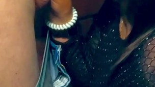 Had to suck my husbands dick in the bars bathroom as I smoked (only fans @oh_bea)