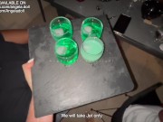 French Orgy - 3 sluts get fucked and cum on by 3 guys with their balls full 6/16