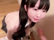 💗ムラムラ止まらなくて即尺フェラからの洗面所で着衣生セックス💗ベッドまでたどり着かずに廊下でアヘ顔立ちバックとまんないっ♡そのまま生中出しおちんちんびゅっびゅー💕ゆりんのちいさくてごめんなさい♡ 6/16