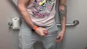 caught in public washroom