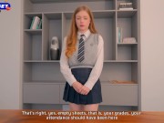 Principal Caught Schoolgirl on Webcam Site! Rough Fuck or Expulsion - It's Your Choice, Cute! 1/16