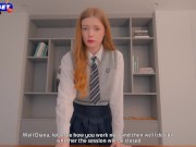 Principal Caught Schoolgirl on Webcam Site! Rough Fuck or Expulsion - It's Your Choice, Cute! 4/16