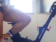 Hot Lingerie: Guy with Sexy Ass and Big Cock fucking Bike - Moans & Cum Explosion! Hotsportfitboy