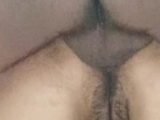 It's very hard to take in ass hole