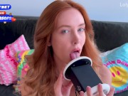 Lustful ASMR artist fucked on camera and got a creampie 3/16