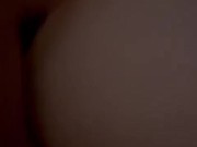 Quickie husband fucks me so hard I cum all over his hard cock after a quick pounding before bed 3/16