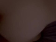 Quickie husband fucks me so hard I cum all over his hard cock after a quick pounding before bed 9/16