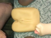 Having a Fantasy MFFF Foursome, watch me clean up the cum covered pussies 8/16