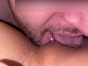POV Seduction - Stripping Down to Explore Her Shaved Pussy with Tongue and Fingers 11/16