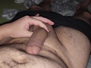 Acariciándome la verga 13/16