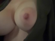 Italian Big Tits Milf Big juicy Boobs Bouncing for the camera hard big nipples and tits fetish 7/16